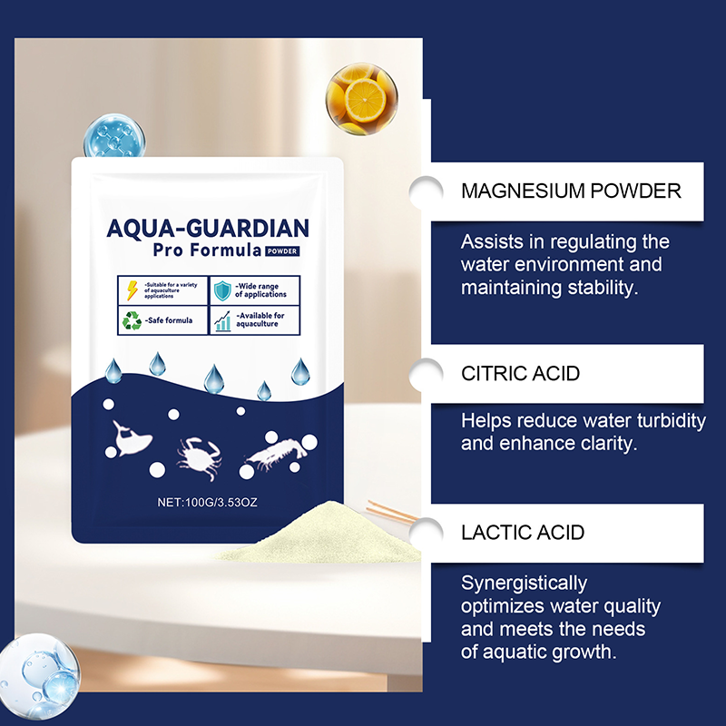 💧 Aqua-Guardian Pro Formula Vattenklargörare – Gör grumligt vatten klart på några minuter, skadar inte fiskar – för både söt- och saltvatten 🐠