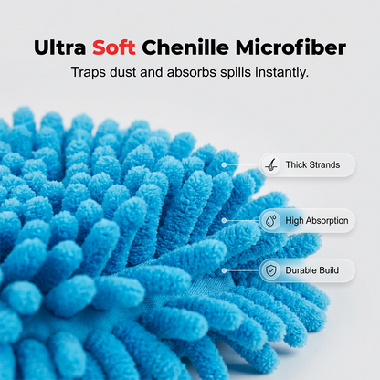 Ersättningshuvud till Chenille Spin-mopp