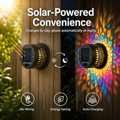 🌀💥Köp 1, få 1 gratis🌞💡 Solcellsdriven projektionslampa för inredning