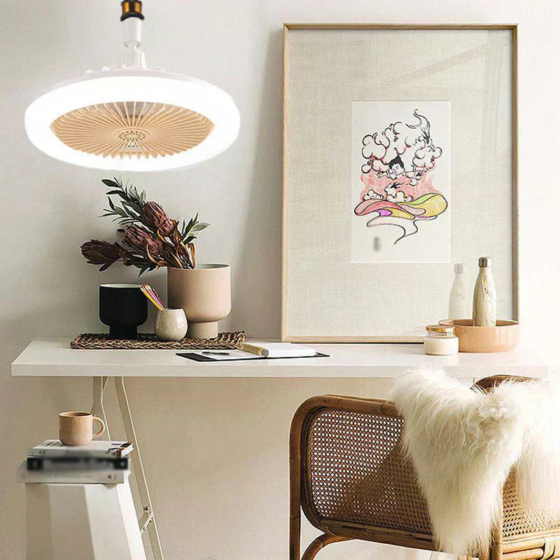 💡 Nu 50% RABATT! ✨ LED-takfläkt med Fjärrkontroll – Tystgående, 3 Ljuslägen, Energisparande 🌀