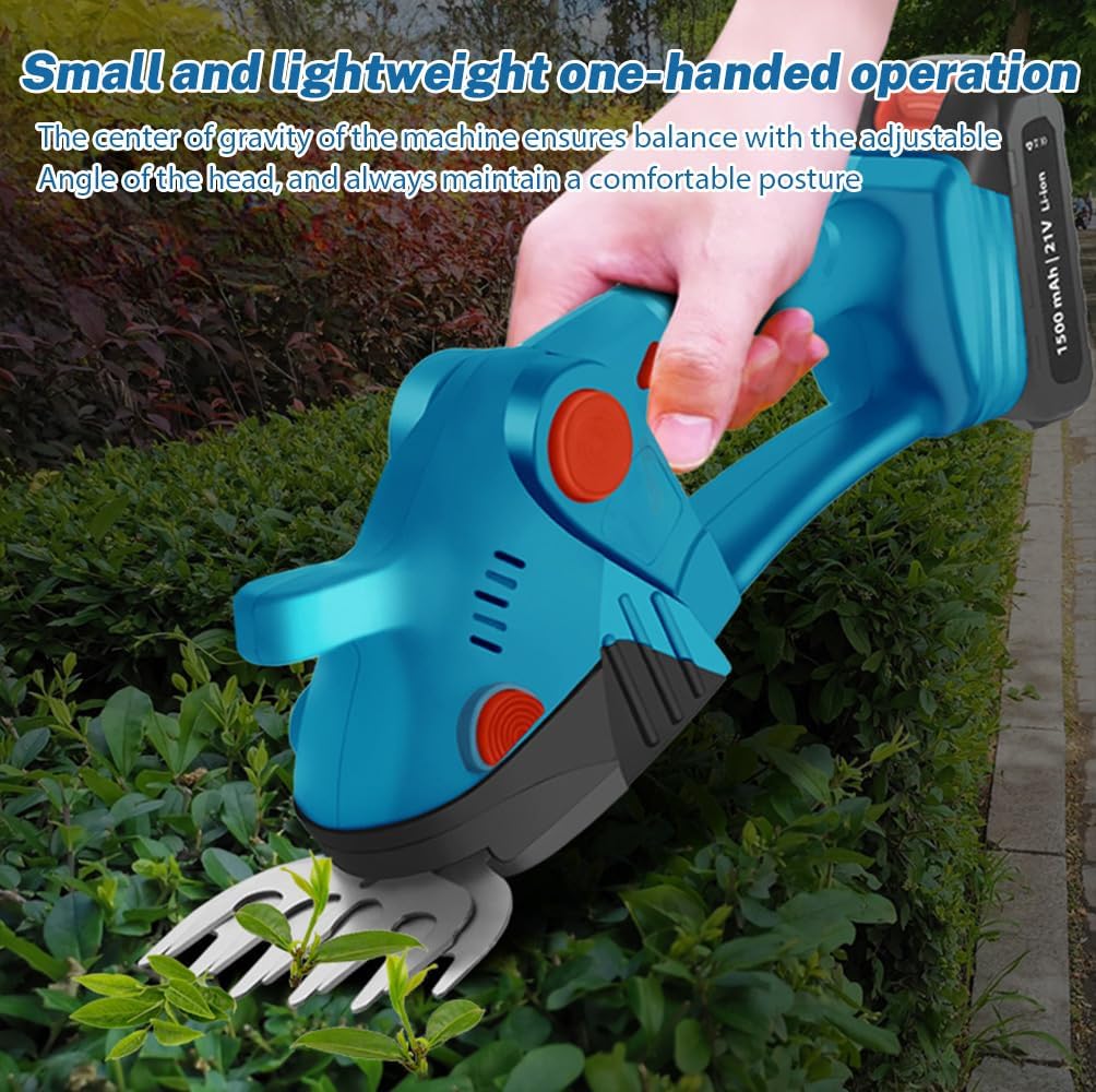 ✂️ 50% RABATT NU! 🌿 Sladdlös Handhållen Häcksax – Litium, 2-i-1 & Lättvikt – Beskärning & Gräsklippning, Enhansmanöver ✨