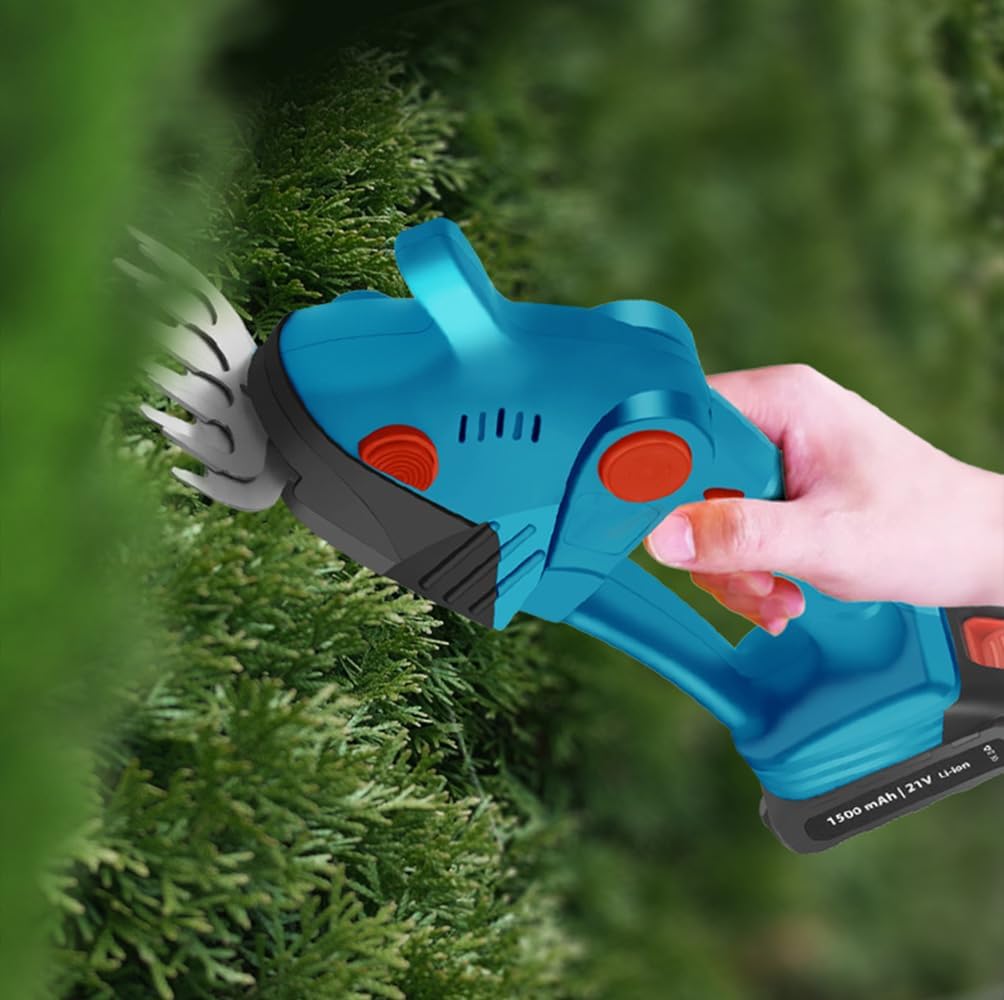 ✂️ 50% RABATT NU! 🌿 Sladdlös Handhållen Häcksax – Litium, 2-i-1 & Lättvikt – Beskärning & Gräsklippning, Enhansmanöver ✨