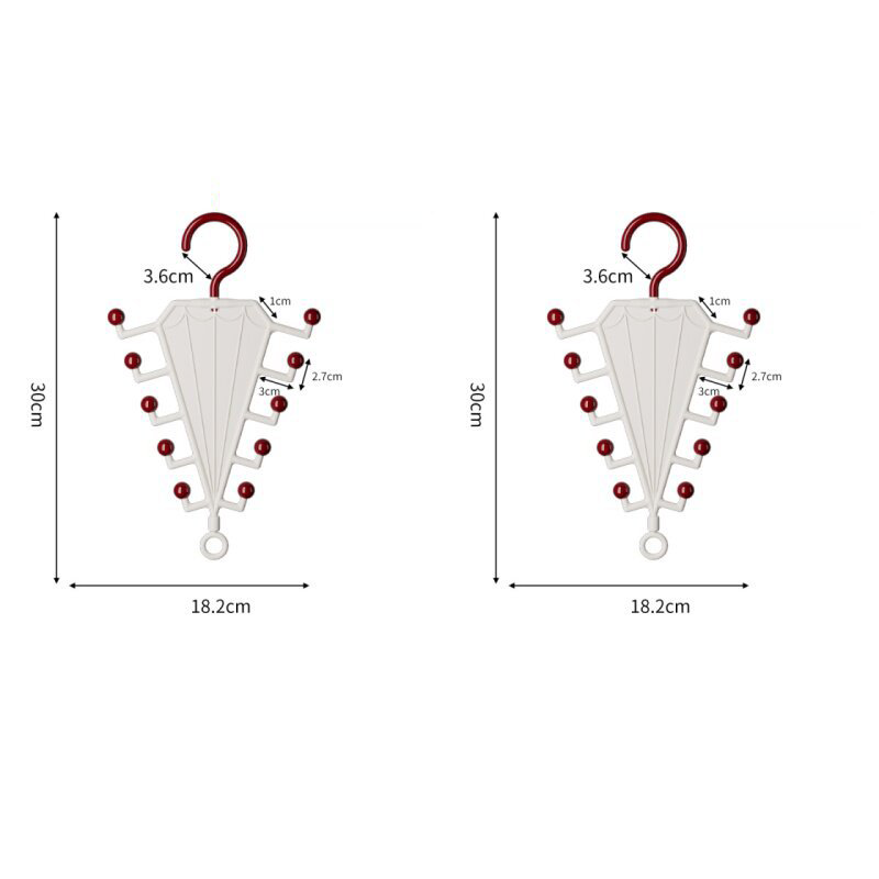 ✨ Köp 1 få 1 GRATIS（2 st）🎁Multifunktionell V-formad dubbelsidig galgeförvaringshylla