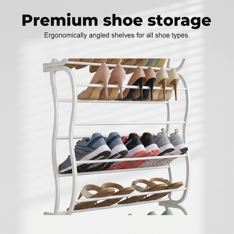 👟 50% RABATT NU! 🚪 Dörrhängande Skoförvaring – Inga Verktyg – Maximerar Utrymmet – Perfekt för Lägenheter & Små Hallar 🏠