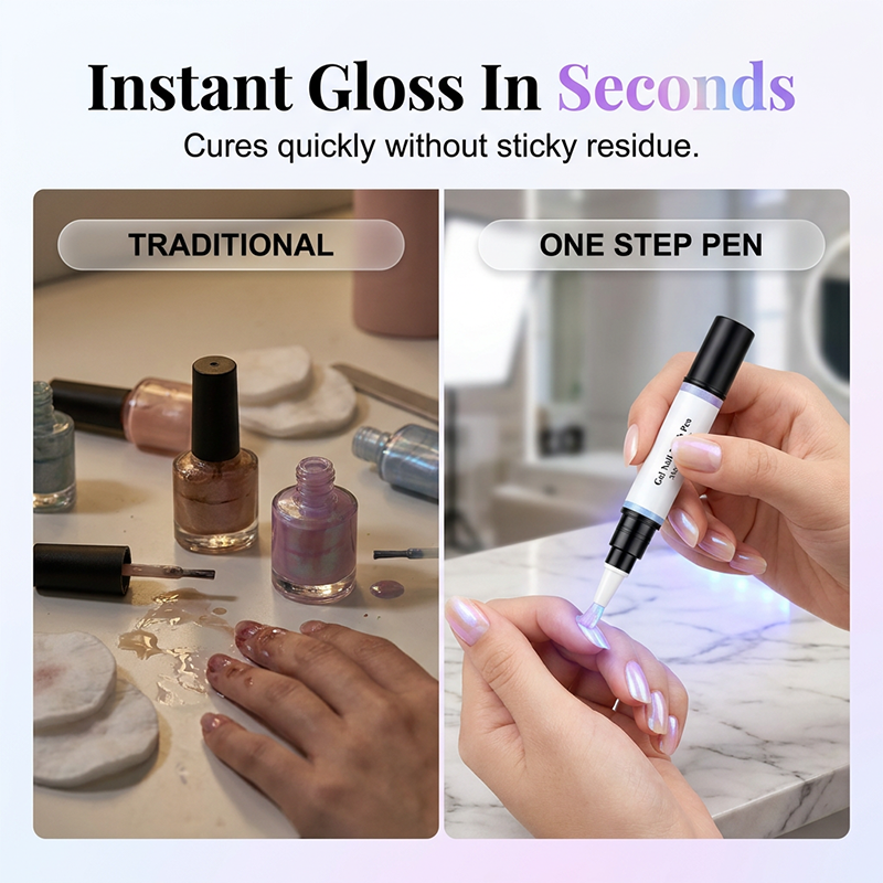 💅✨ 6-delat gellackspennset – Vrid & måla felfria naglar utan grundlack!