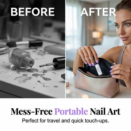 💅✨ 6-delat gellackspennset – Vrid & måla felfria naglar utan grundlack!