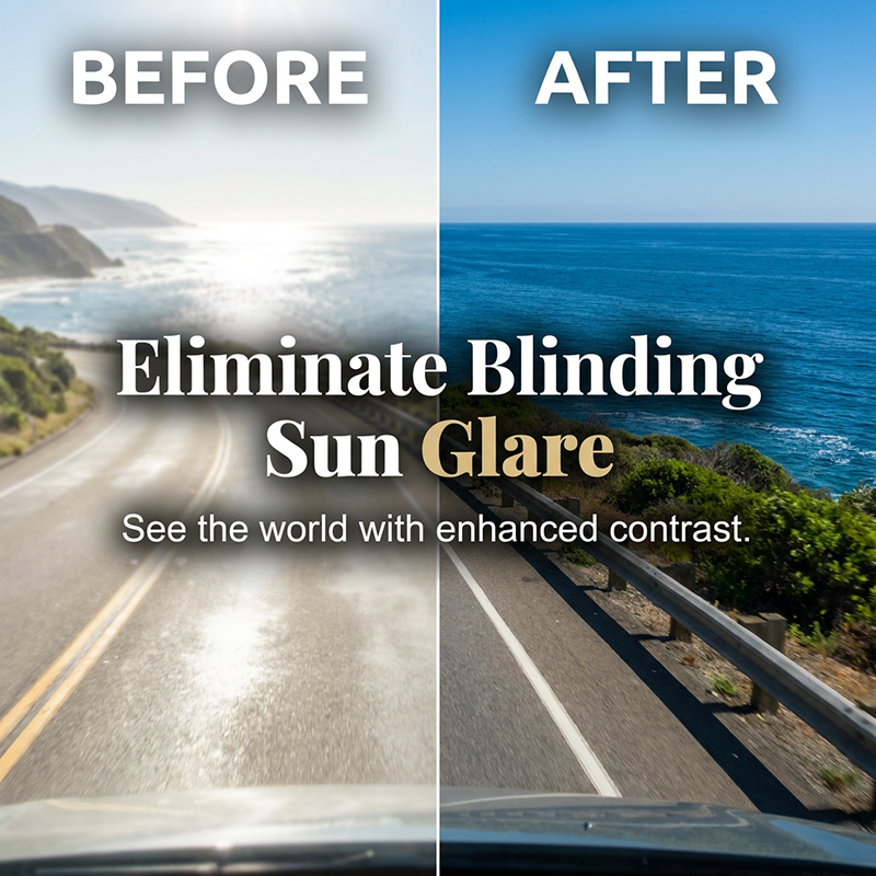 👓✨ Solglasögon med stor båge för damer – skyddar effektivt mot UV-strålning och bländning ✅ Kan bäras över vanliga glasögon ☀️ Snyggt solskydd som ger maximal komfort i solen ✨