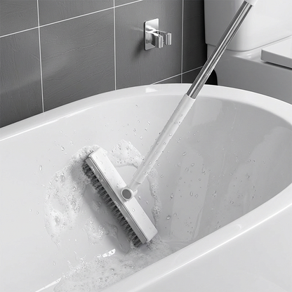 🔥 NU 50 % RABATT! ⚡ 2-i-1-skurborste med draghandtag – Robust, rengör fogar och hörn på djupet 🧼