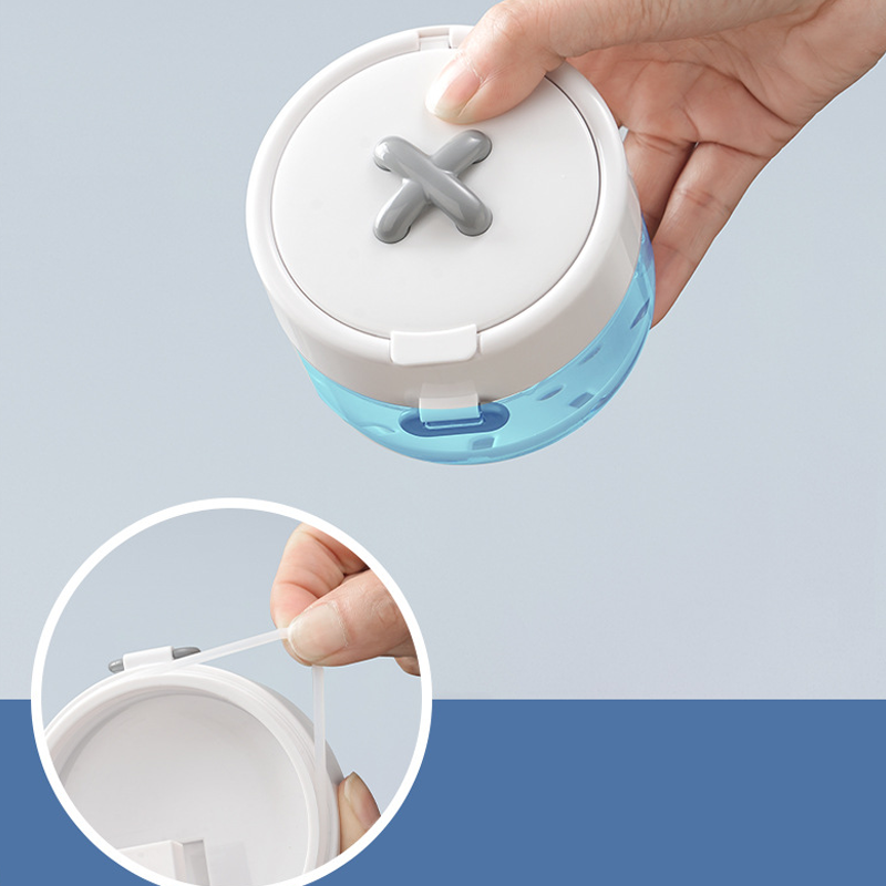 🧼🦷 Litet förvaringsetui för tandställning – med ventilation & lock – perfekt för resan 🎒