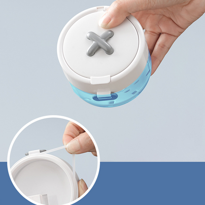 🧼🦷 Litet förvaringsetui för tandställning – med ventilation & lock – perfekt för resan 🎒