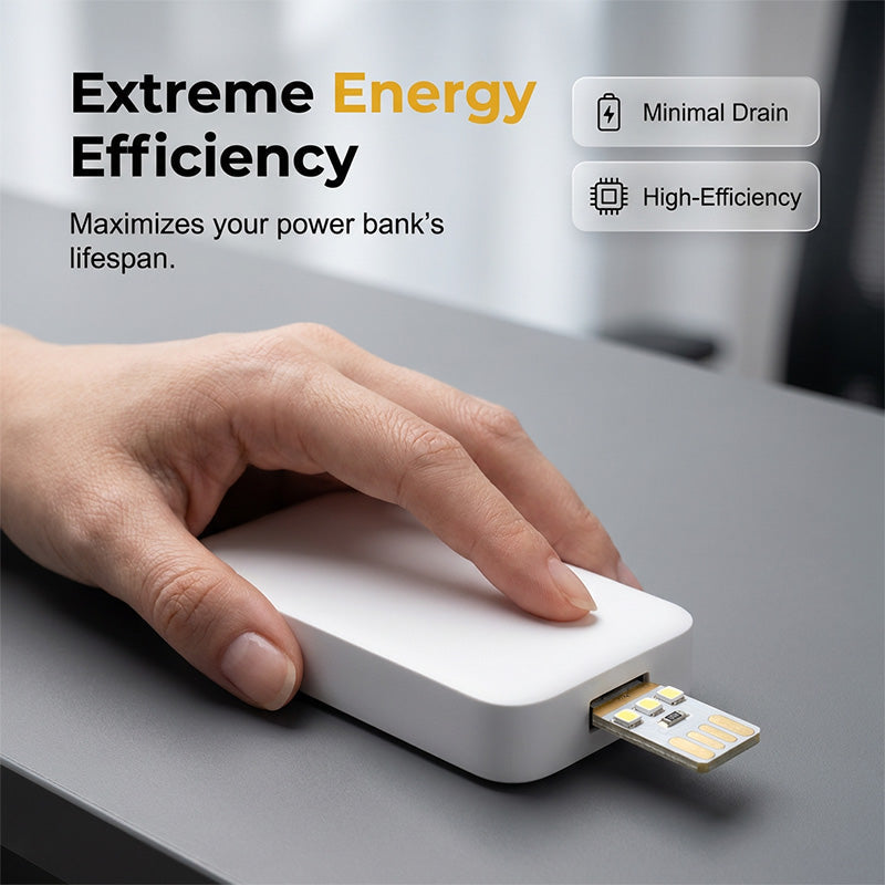 Mini bärbar USB LED-nattlampa