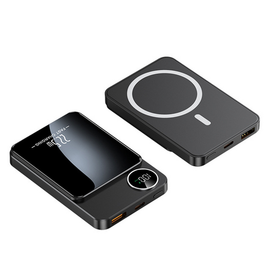 🔋✨Professionell magnetladdare för resenärer och yrkesverksamma 🧲| 22,5 W via kabel och 15 W trådlöst | 10 000 mAh | Snabb leverans💥