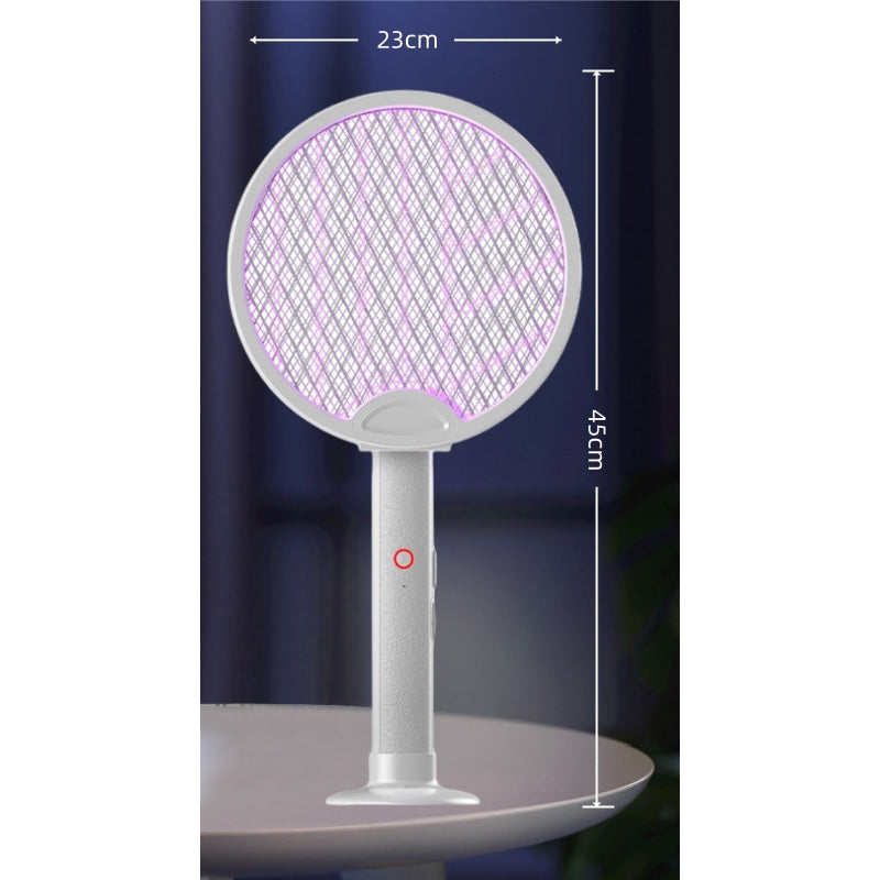🦟 Myggklapp & mygglampa i praktisk hopfällbar design – med UV-lockljus, säkert skyddsnät i tre lager och ett 1200 mAh-batteri som ger upp till 30 dagars standby-tid 🔄