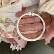⌛Tidsbegränsat erbjudande – Silverarmband med vintagblommönster