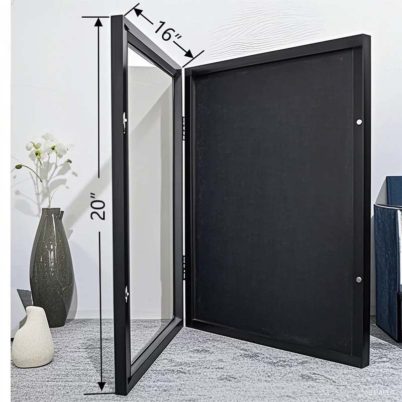 🔥 50 % rabatt idag 🖼️ Visningsram i trä för stickarbeten med magnetdörr