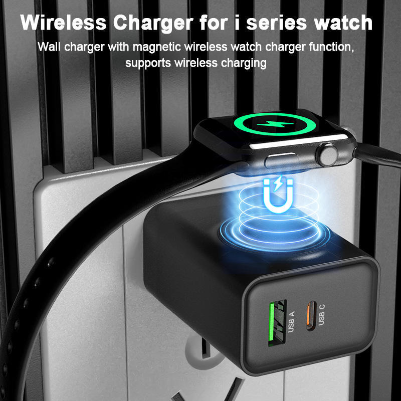 🎉 Ny storsäljare — Över 50 000 sålda! 🔌 Trådlös 3-i-1-väggladdare för klockor – 30 W snabbladdning och magnetisk dockningsstation ⚡