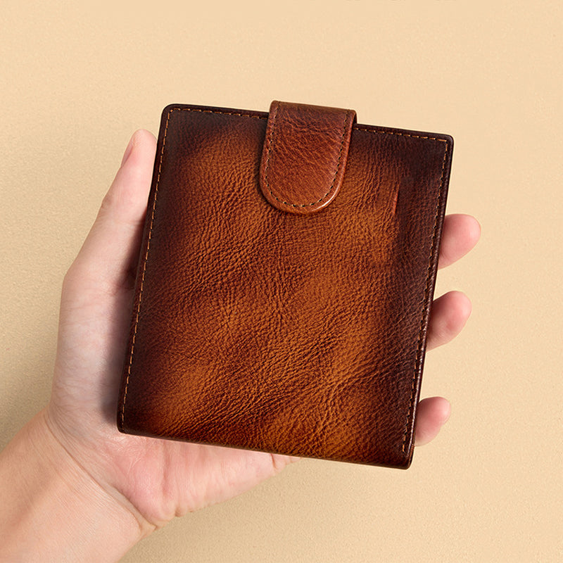 📢📢50% RABATT  NU!! ⏰Herr vintage plånbok med RFID-blockering