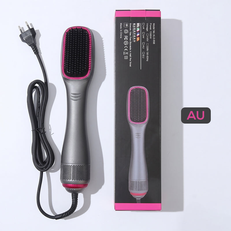💇‍♀️ 50% RABATT NU! 🔥 Professionell 3-i-1 Varmluftsborste – Torka, Reda Ut & Ge Volym – Perfekt för Salongskvalitet Hemma 💨