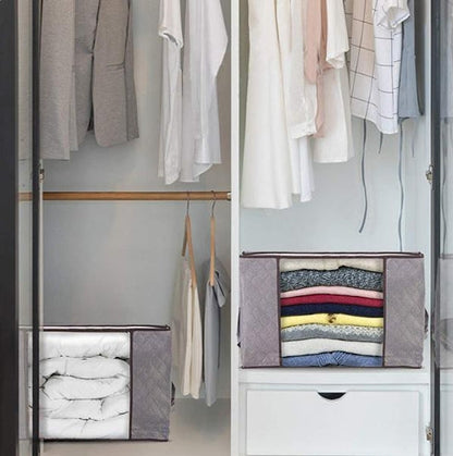 🧺 50% RABATT NU! Quiltförvaringsväska – klar fönsterdesign, tvåvägsdragkedja & stor kapacitet – perfekt för säsongsförvaring 🛏️✨