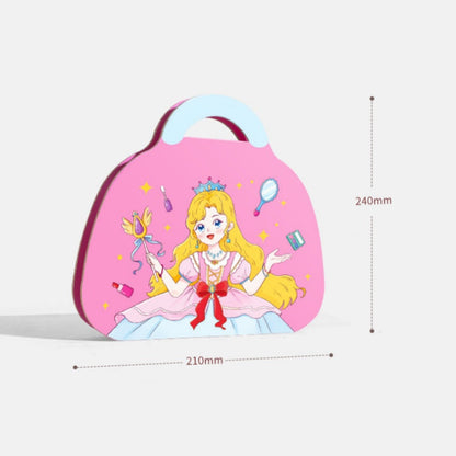 👑 50% RABATT NU! 🎨 Prinsess Papper Smink Kreativt Kit – Sminklek Utan Röra – Allt-i-ett Set med Klistermärken & Diamantmålning – Perfekt för Kreativa Barn 🖍️