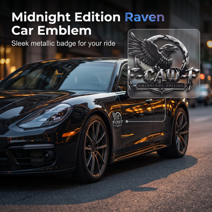 Midnight Edition Korp Metallemblem för Bilar och Lastbilar