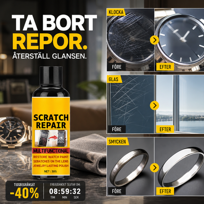 🔍 50% RABATT NU! Multifunktionell polish mot repor – återställer klarhet och glans på klockor, smycken, linser och metall ✨🛡️