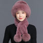 🔥 🔥 Último día 49% - sombrero de piel de invierno para mujeres+bufanda