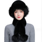 🔥 🔥 Último día 49% - sombrero de piel de invierno para mujeres+bufanda