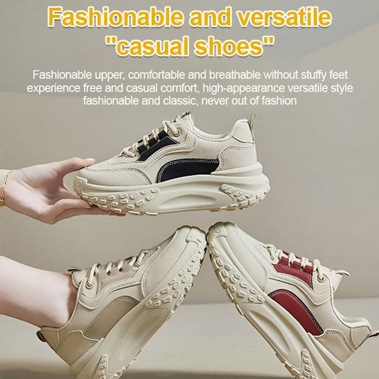 Zapatillas altas de estilo coreano con suela gruesa