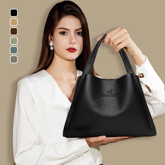 😍👜El mejor regalo para ella: bolso de cuero repujado suave, multifuncional, clásico y de moda