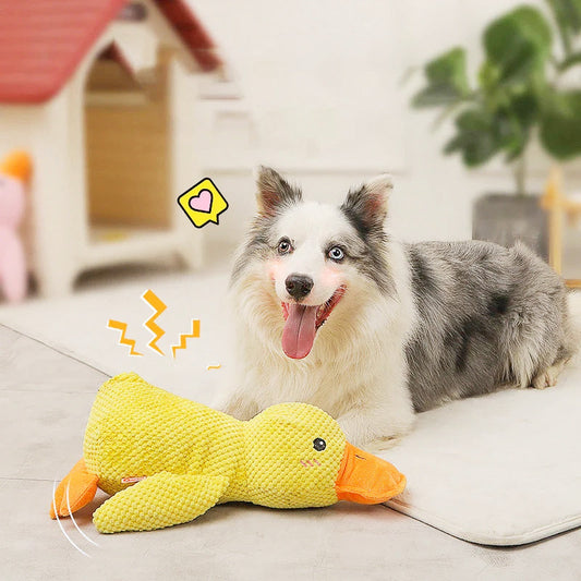 Elección de regalo: juguete masticable de felpa duradero con sonidos para perros