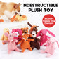 🎁[El mejor regalo para mascotas]🎁 Juguete de peluche chirriante e indestructible para masticadores agresivos